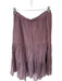 XiRENA Size M purple & orange Cotton Blend Elastic Waist hi lo Geo Pattern Skirt purple & orange / M