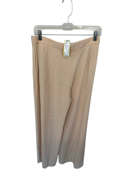Stella McCartney Size 40 Tan Rayon Blend High Waist Wide Leg Trouser Pants Tan / 40