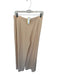 Stella McCartney Size 40 Tan Rayon Blend High Waist Wide Leg Trouser Pants Tan / 40