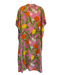 Olivia James the Label Size S Pink, Green, Orange Cotton Cap Sleeve Fruit Dress Pink, Green, Orange / S