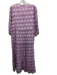 Oliphant Size L Purple, Orange, Green Cotton 1/2 Sleeve Abstract Print Dress Purple, Orange, Green / L