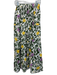 Beyond by Vera Size S White, Green & Multi Cotton Elastic Waistband Maxi Skirt White, Green & Multi / S