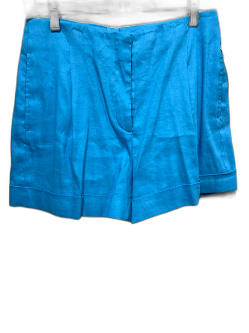Rag & Bone Size 4 Light Blue High Rise Pleated Pockets Cuffed Shorts Light Blue / 4