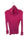 We The Free Size XS Hot pink Cotton Blend Ribbed & Open Knit Turtle Neck Sweater Hot pink / XS