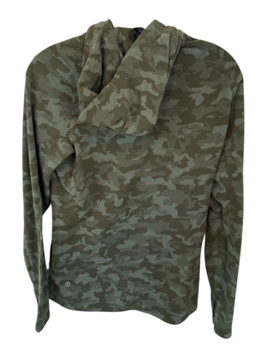 Lululemon Size S Green Nylon Blend Camo Full Zip Athletic Men's Jacket Green / S