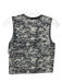 Theory Size P Black & White Cotton Blend Sleeveless Jacquard Knit Top Black & White / P