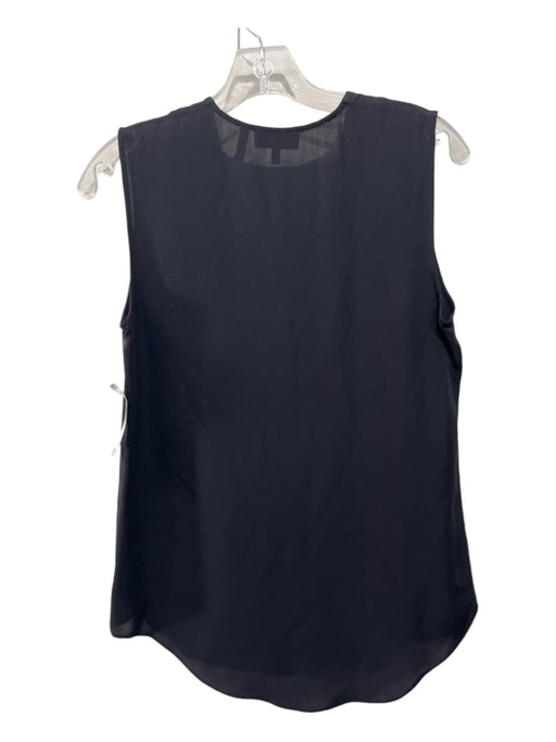 Theory Size XS Black Silk V Neck Sleeveless Top Black / XS