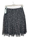 Michael Kors Collection Size 2 Black & White Silk Speckled Fringe Skirt Black & White / 2