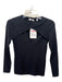 A.L.C. Size XS Black Viscose & Polyester Cut Out Knit Long Sleeve Sweater Black / XS