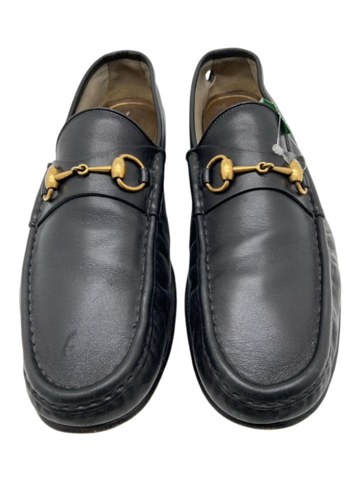 Gucci Shoe Size Est 10 AS IS Black Leather Solid Dress Men's Shoes Est 10