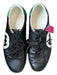 Gucci Shoe Size 9 Black & Green Leather logo Athletic Men's Sneakers 9