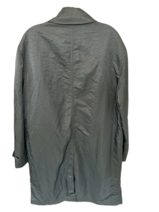 Club Monaco Size M Black Collar Button Trench Coat Black / M