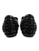 Chanel Shoe Size 38.5 Black Textile Mary Jane Rhinestone Grosgrain Ribbon Shoes Black / 38.5