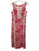 Lilly Pulitzer Size 4 Pink & White Cotton Sleeveless All Over Print Dress Pink & White / 4