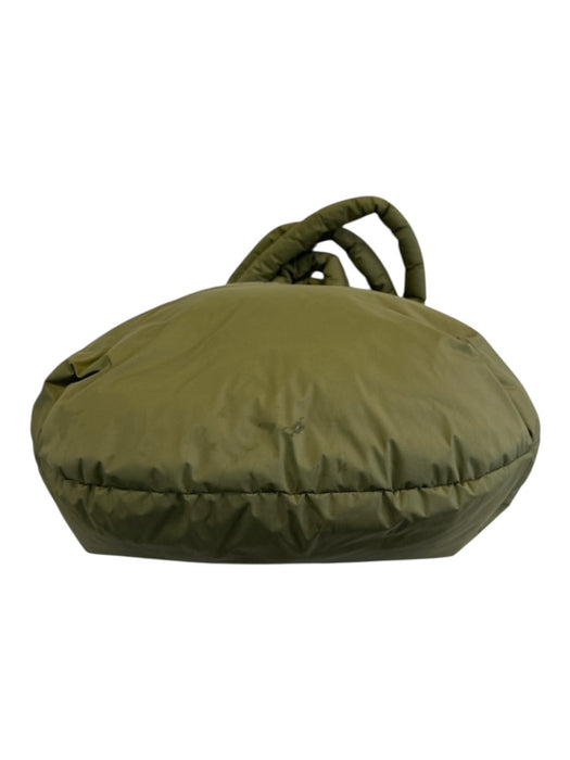 Mads Norgaard Sage green Polyester Snap Button Closure Filled Top Handle Bag Sage green