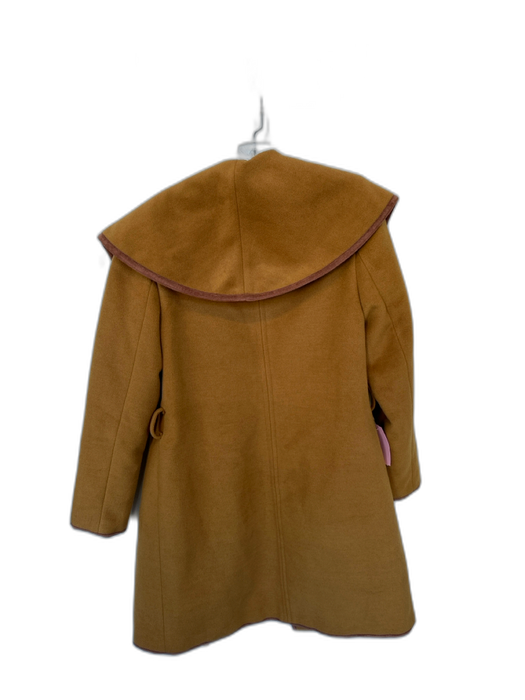 CROSBY by Mollie Burch Size Est Small Camel Brown Blend Lined Belted Coat Camel Brown / Est Small