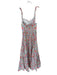 Altar'd State Size M Red & green Cotton Spaghetti Strap Botanical Dress Red & green / M