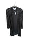 BB Dakota Size XS Black Sequin Long Sleeve Slits Duster Jacket Black / XS