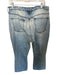 Frame Size 31 Light Wash Denim Cotton Acid Wash Knee Hole raw edge detail Jeans Light Wash Denim / 31