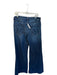 Mother Size 31 Denim Cotton Blend Dark Wash Wide Leg Straight Leg Jeans Denim / 31