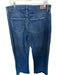 Paige Size 31 Denim Cotton Blend Dark Wash Wide Leg Raw Hem Ankle Crop Jeans Denim / 31