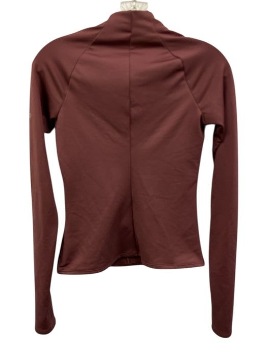Alo Yoga Size XS Mauve Purple Polyester Mock Neck Zip Front Long Sleeve Jacket Mauve Purple / XS