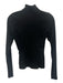 Alo Yoga Size XXS Black Polyester Quarter Zip Long Sleeve Pullover Jacket Black / XXS