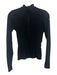 Alo Yoga Size XXS Black Polyester Quarter Zip Long Sleeve Pullover Jacket Black / XXS