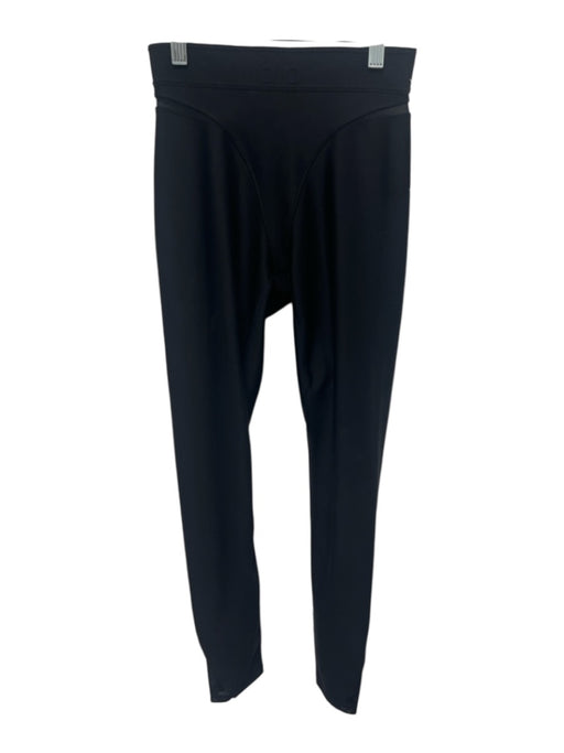 Alo Yoga Size XXS Black Polyester Elastic Waist Mesh Detail Leggings Black / XXS