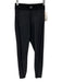 Alo Yoga Size XXS Black Polyester Blend Velvet Detail Side Stripe Leggings Black / XXS