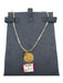 Love, Poppy Gray & Brass Beaded Coin Long Necklace Gray & Brass