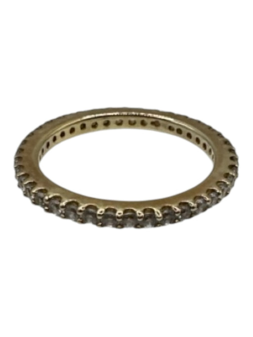 Lafonn Gold & Clear 925 Gold Tone Faux Diamonds Ring Gold & Clear