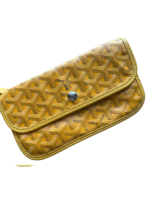 Goyard Black & Brown Leather & Coated Canvas Top Handles Goyardine Monogram Bag Black & Brown / M