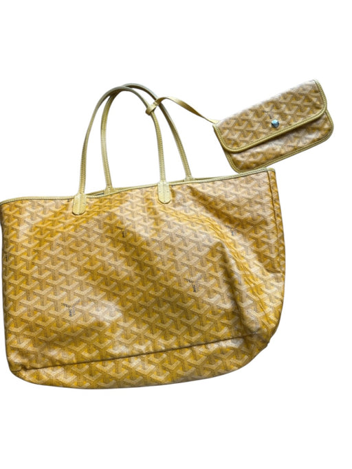 Goyard Black & Brown Leather & Coated Canvas Top Handles Goyardine Monogram Bag Black & Brown / M