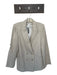 Veronica Beard Size 8 Oatmeal Linen Long Sleeve Double Breast Long Blazer Jacket Oatmeal / 8