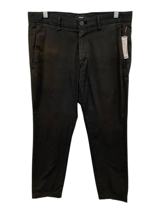 Theory Size 30 Black Synthetic Solid Khaki Men's Pants Black / 30