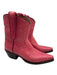 Kemo Sabe Shoe Size 7 Pink Leather Pointed Toe Booties Pink / 7