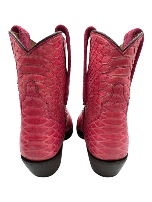 Kemo Sabe Shoe Size 7 Pink Leather Pointed Toe Booties Pink / 7