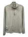Vuori Size Est S/M Light Gray Polyester Blend Solid Men's Long Sleeve Shirt Light Gray / Est S/M