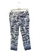 Tory Burch Size 28 Blue & White Cotton Tree Print Pants Blue & White / 28