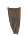 Mustard Seed Size L Taupe Rayon Blend Elastic Waist Gathered Front Midi Skirt Taupe / L