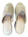 Oasis Society Shoe Size 8.5 Taupe Vegan Suede Platform Espadrille Mules Taupe / 8.5