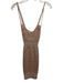Torn By Ronny Kobo Size Medium Beige Knit Sleeveless Dress Beige / Medium