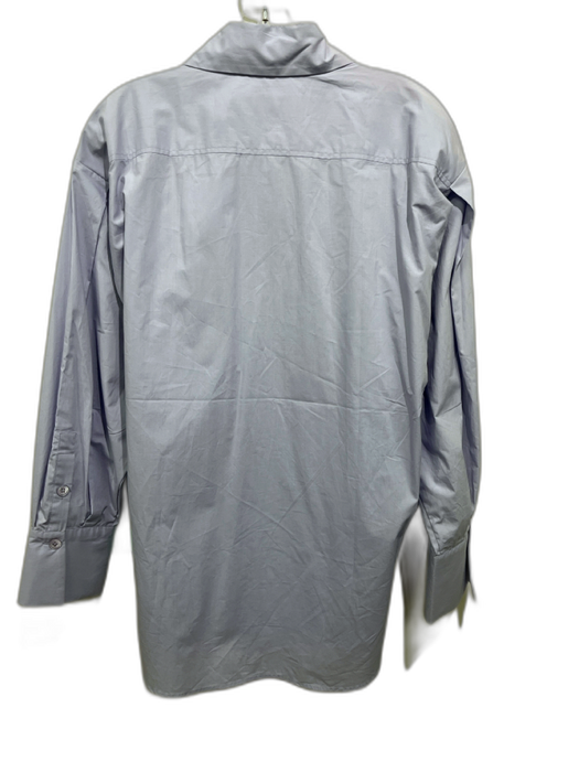 Equipment Femme Size M Lavender Purple Cotton Long Sleeve Button Up Shirt Top Lavender Purple / M