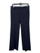 Theory Size 6 Navy Cotton Blend Mid Rise Wide Leg 4 Pocket Pants Navy / 6