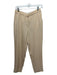 Rosetta Getty Size 6 Beige Acetate & Viscose Zip Fly Pockets Trouser Pants Beige / 6