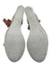 See By Chloe Shoe Size 39 Beige & Brown Textile Woven Leather Strap Sandals Beige & Brown / 39