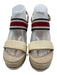 Steve Madden Shoe Size 9 Beige & Multi Canvas & Jute Wedge Slingback Sandals Beige & Multi / 9