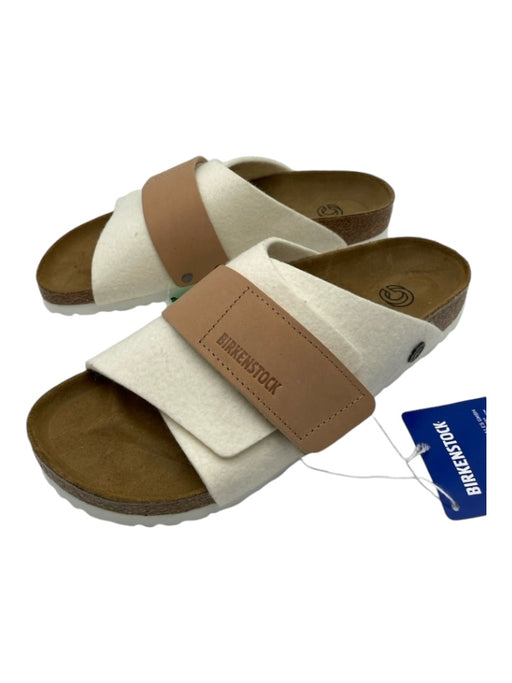 Birkenstock Shoe Size 40 Cream Beige Wool Velcro Sandals Labels Resale Boutique