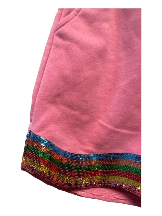 Queen of Sparkles Size S Pink & Multi Cotton Elastic Waist Sequins Shorts Pink & Multi / S